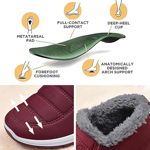 Last Day Sale 55%-2026 New Arrival Women’s Comfort Winter Boots – Warm Fleece-Lined Everyday Walking Shoes