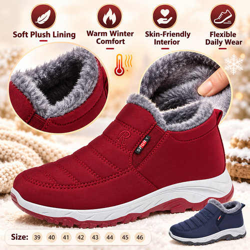 Last Day Sale 55%-2026 New Arrival Women’s Comfort Winter Boots – Warm Fleece-Lined Everyday Walking Shoes