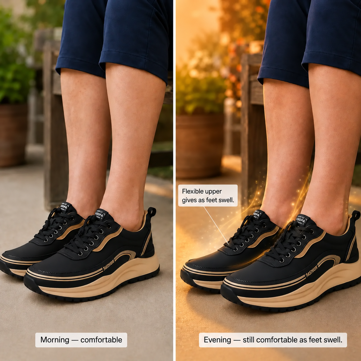 Unisex's Orthopedic Comfort Shoes for All-Day Walking, Knee & Back Pain Relief