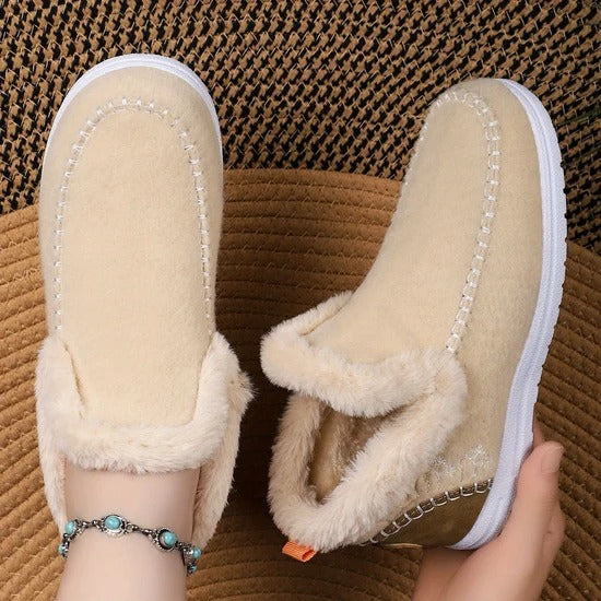 Ultra-Comfort Fleece Slip-On Boots